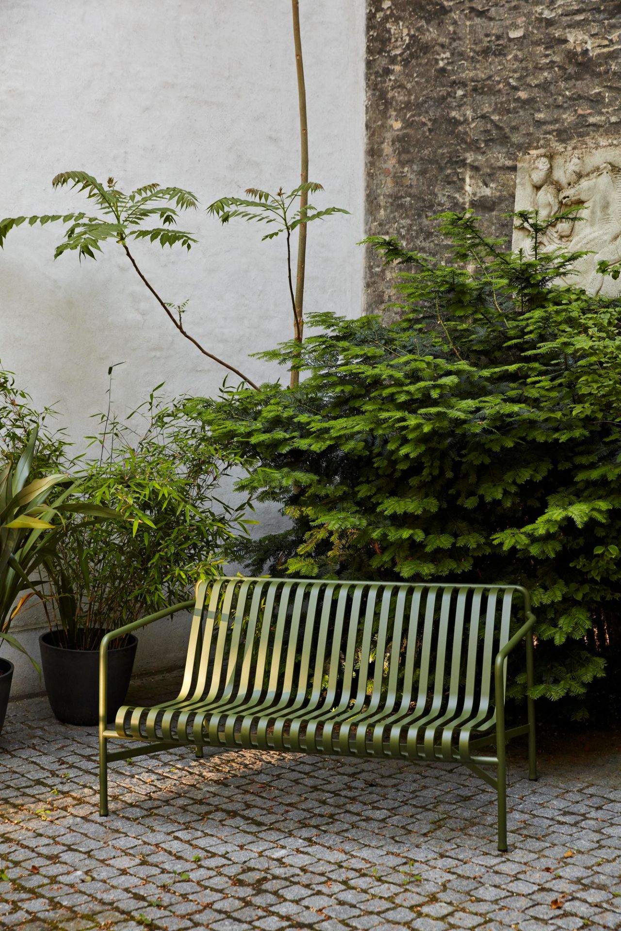 Palissade Dining Bench Outdoor Hay HAY PALISSADE DINING BENCH